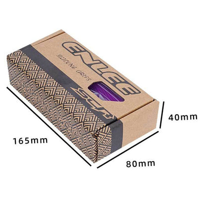 ENLEE E22145 1 Pair Bicycle Handlebar Grips Mountain Folding Bike Anti-Slip Rubber Grips Lockable Shock-Absorbing for Cycling