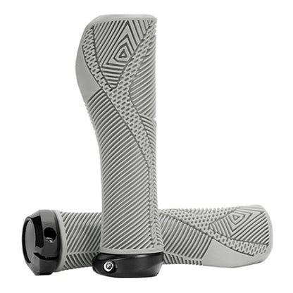 ENLEE E22145 1 Pair Bicycle Handlebar Grips Mountain Folding Bike Anti-Slip Rubber Grips Lockable Shock-Absorbing for Cycling
