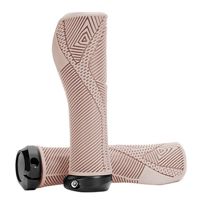 ENLEE E22145 1 Pair Bicycle Handlebar Grips Mountain Folding Bike Anti-Slip Rubber Grips Lockable Shock-Absorbing for Cycling