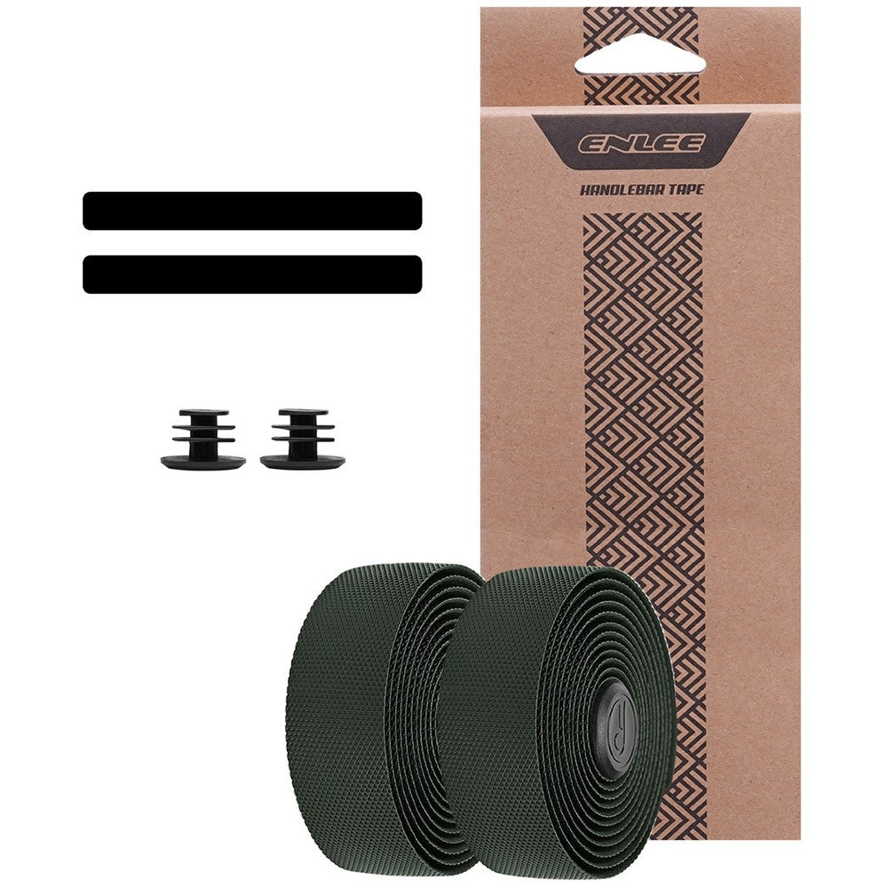 ENLEE RH-5Y 1Pair Road Bike Handlebar Tape Bicycle Cycling Handle Wraps Breathable Anti-Slip Shock Absorbing