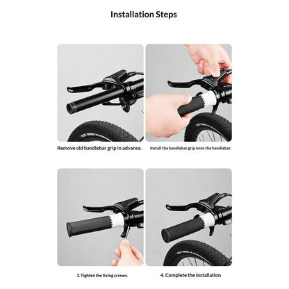 ESLNF 1 Pair Bicycle Handlebar Grips Silicone Shock Absorbing Anti Slip Handlebar Cover for Mountain Bike