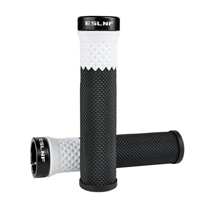 ESLNF 1 Pair Bicycle Handlebar Grips Silicone Shock Absorbing Anti Slip Handlebar Cover for Mountain Bike
