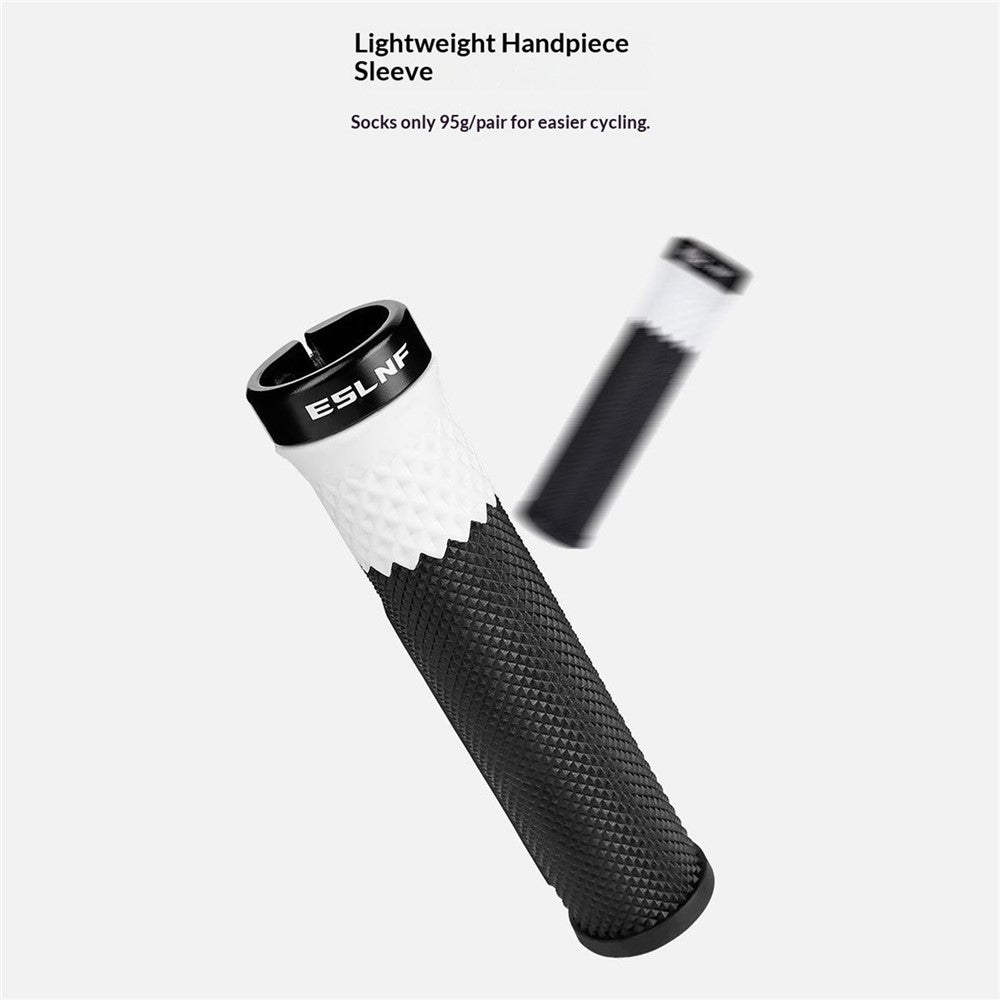 ESLNF 1 Pair Bicycle Handlebar Grips Silicone Shock Absorbing Anti Slip Handlebar Cover for Mountain Bike