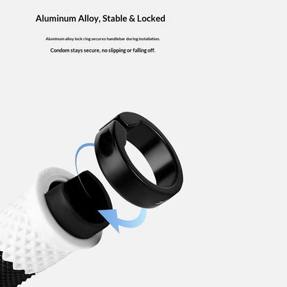 ESLNF 1 Pair Bicycle Handlebar Grips Silicone Shock Absorbing Anti Slip Handlebar Cover for Mountain Bike
