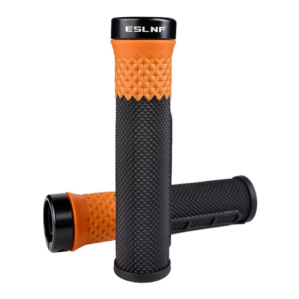 ESLNF 1 Pair Bicycle Handlebar Grips Silicone Shock Absorbing Anti Slip Handlebar Cover for Mountain Bike