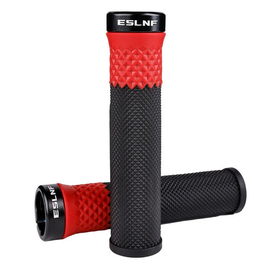ESLNF 1 Pair Bicycle Handlebar Grips Silicone Shock Absorbing Anti Slip Handlebar Cover for Mountain Bike