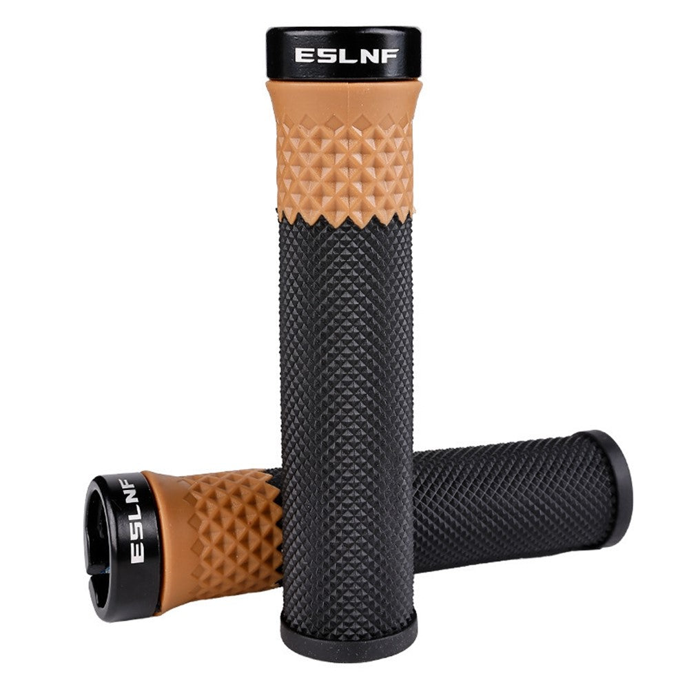 ESLNF 1 Pair Bicycle Handlebar Grips Silicone Shock Absorbing Anti Slip Handlebar Cover for Mountain Bike