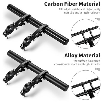WEST BIKING Aluminum Alloy Bicycle Handlebar Extender Double Clamp Bracket for Bike Light GPS Computer