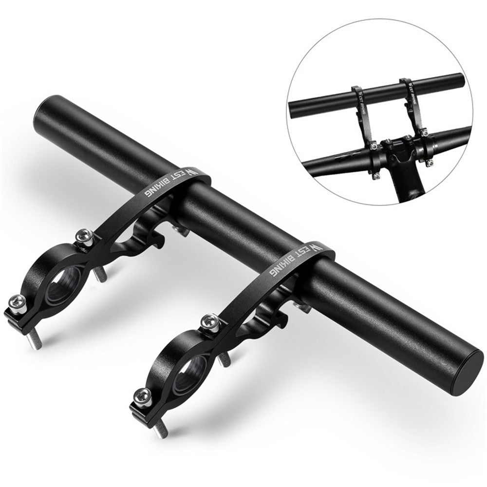 WEST BIKING Aluminum Alloy Bicycle Handlebar Extender Double Clamp Bracket for Bike Light GPS Computer