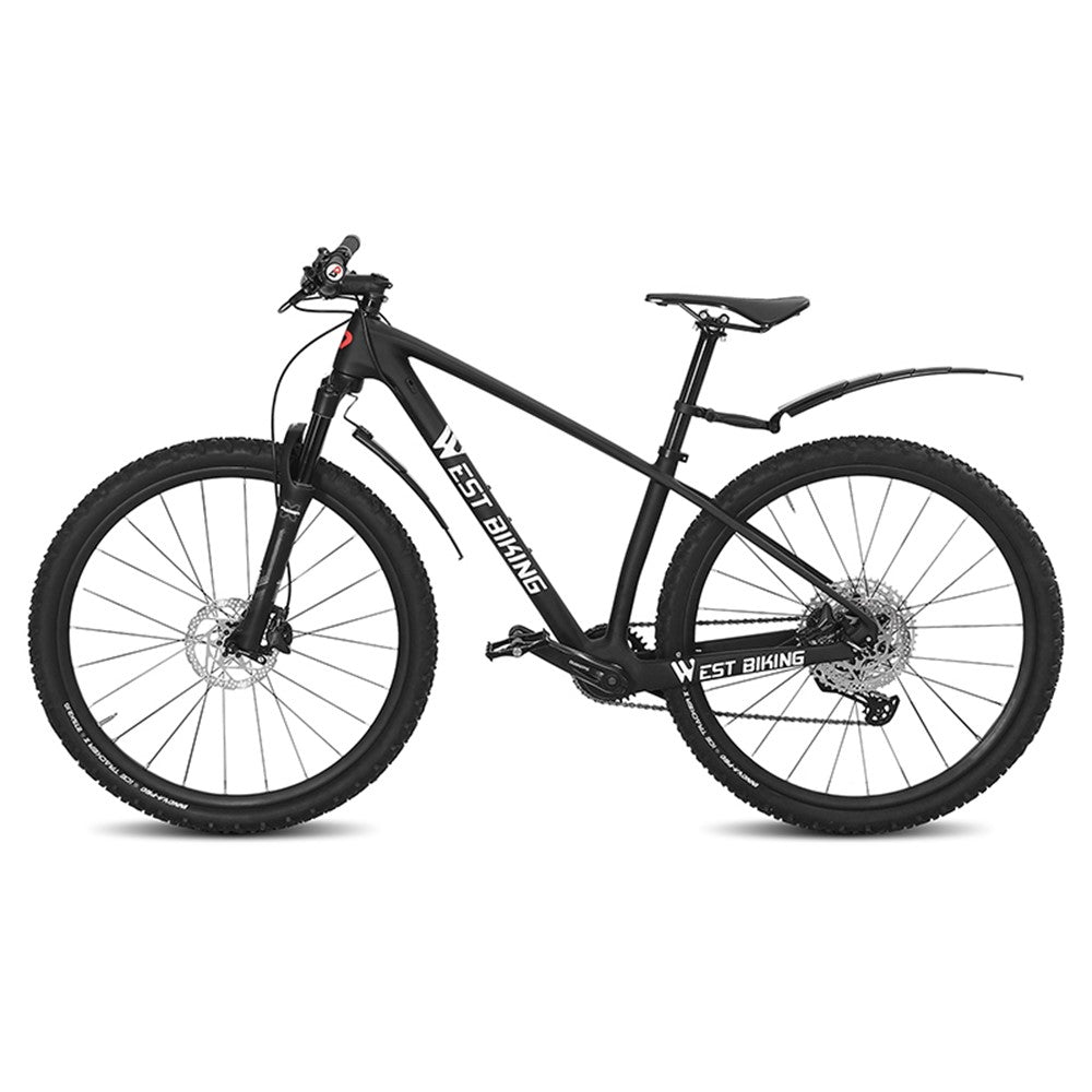 WEST BIKING YP0714023 1 Pair Telescopic Bicycle Fender Protector Bike Front Rear Mudguard Set