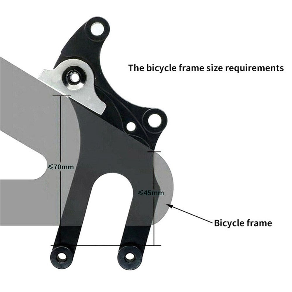 MIXIM Aluminum Alloy Mountain Road Bike Disc Brake Adapter No Disc Brake Fixed Seat Converter