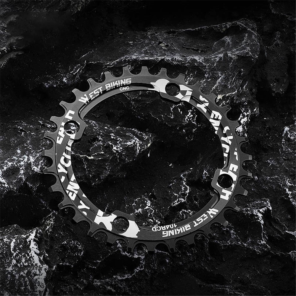 WEST BIKING MTB Bike Positive and Negative Tooth Single Chain Ring Aluminum Alloy CNC 104BCD 36T Chainring