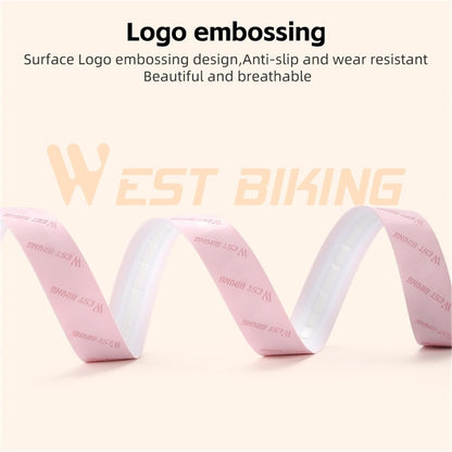 WEST BIKING YP0804075 2Pcs PU Leather+EVA Handlebar Tape Road Bike Handle Wrap