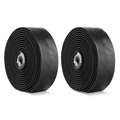 WEST BIKING YP0804075 2Pcs PU Leather+EVA Handlebar Tape Road Bike Handle Wrap