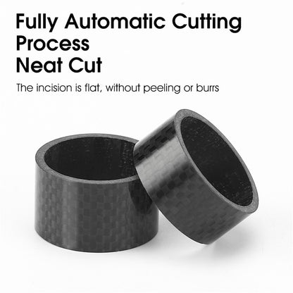 WEST BIKING 10mm Carbon Fiber MTB Bike Front Fork Spacer Spare Parts Bicycle Stem Fork Gasket
