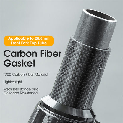 WEST BIKING 20mm Carbon Fiber Bicycle Stem Spacer Fork Gasket for MTB Bike