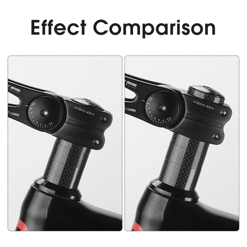 WEST BIKING 20mm Carbon Fiber Bicycle Stem Spacer Fork Gasket for MTB Bike