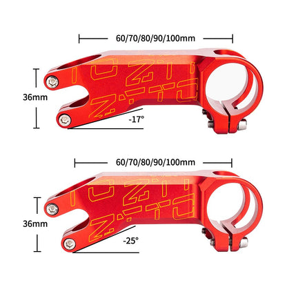ZTTO Bike Handlebar Stem Aluminum Alloy Mountain Bicycle Stem Riser