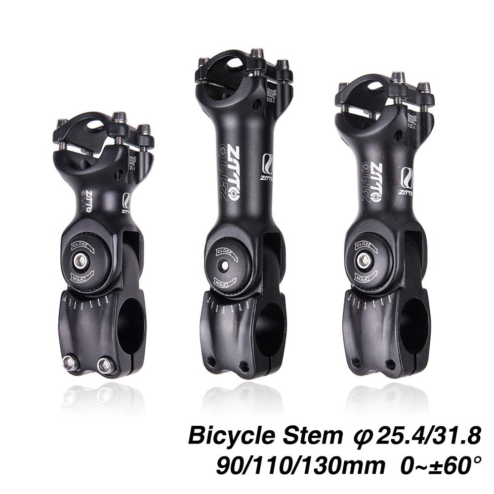 ZTTO Aluminum Alloy Bike Stem MTB Stem Degree Adjustable Raise Up Function Bicycle Tool