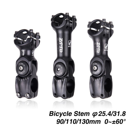 ZTTO Aluminum Alloy Bike Stem MTB Stem Degree Adjustable Raise Up Function Bicycle Tool