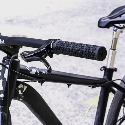 ZTTO AG13 Bike Aluminum Alloy Lockable Ring Grip Anti-Slip Rubber Handle Grip