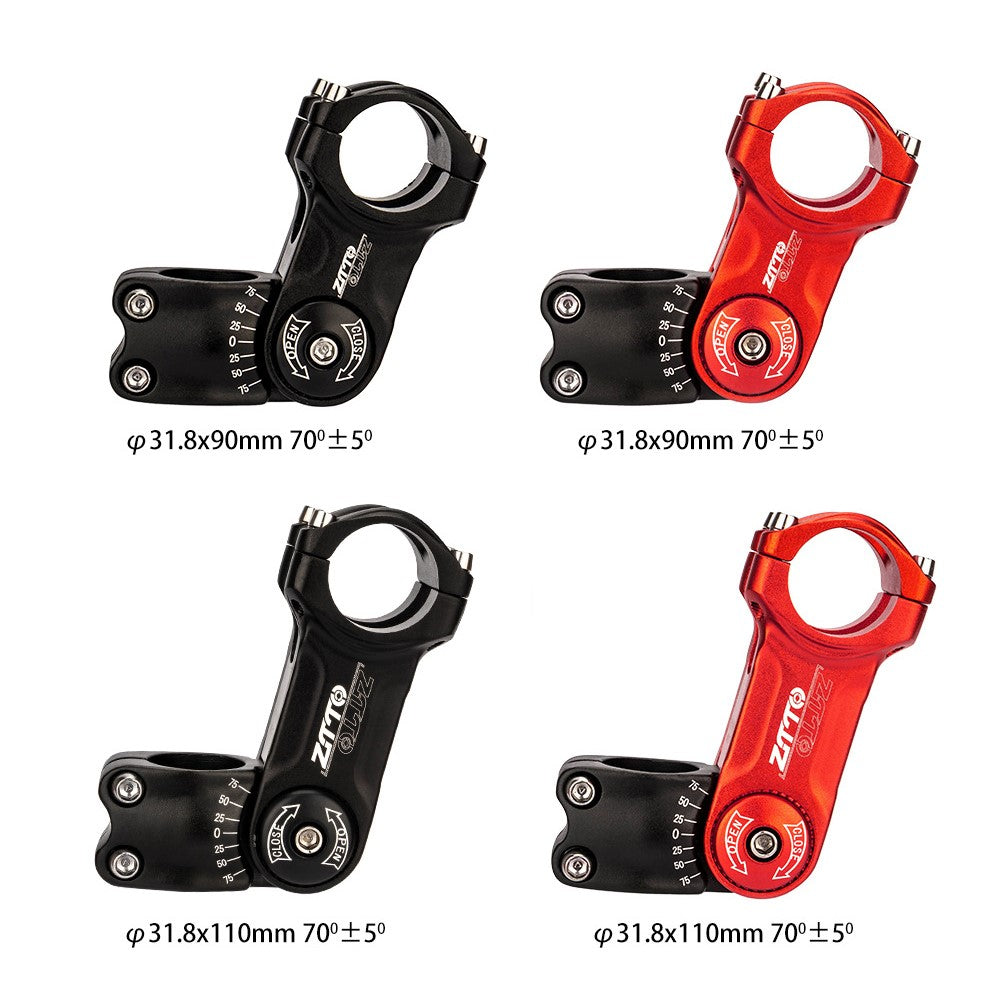 ZTTO CNCKTBL Angle Adjustable Bike Handlebar Stem CNC Aluminum Alloy MTB Bicycle Stem Riser