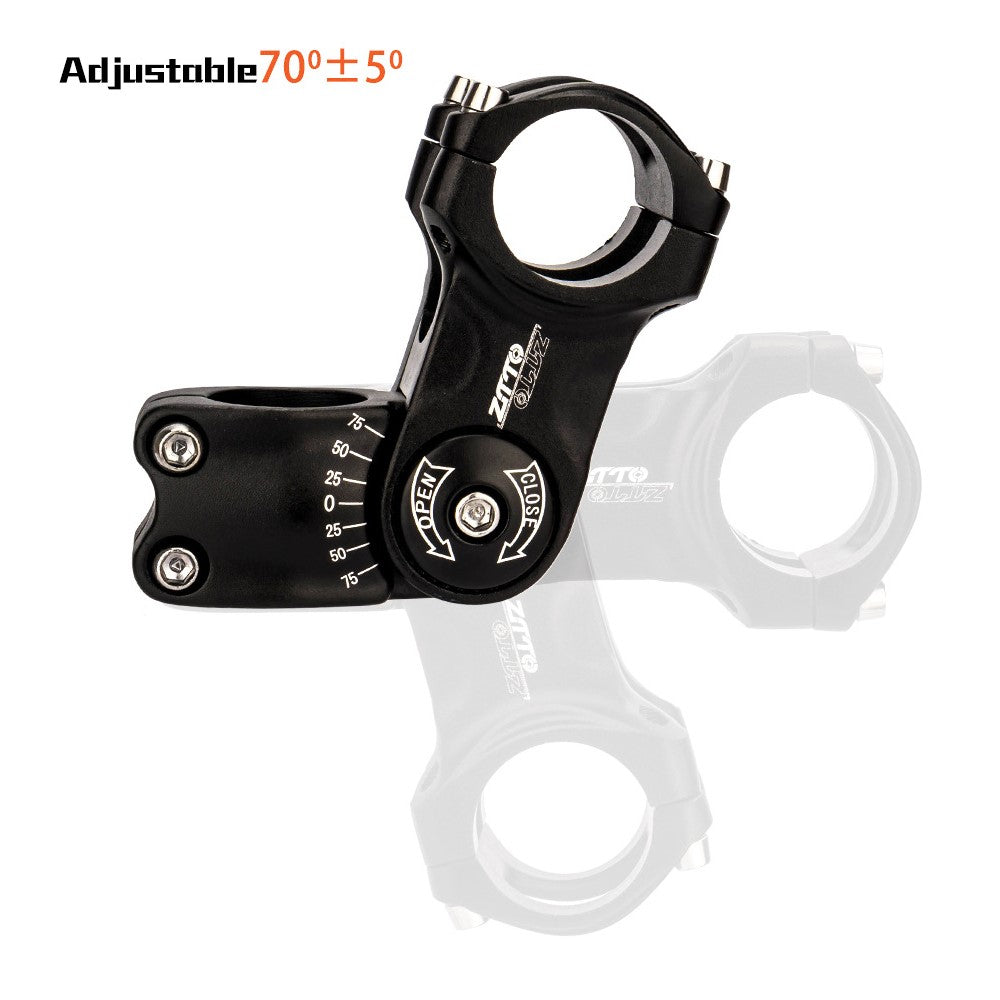 ZTTO CNCKTBL Angle Adjustable Bike Handlebar Stem CNC Aluminum Alloy MTB Bicycle Stem Riser