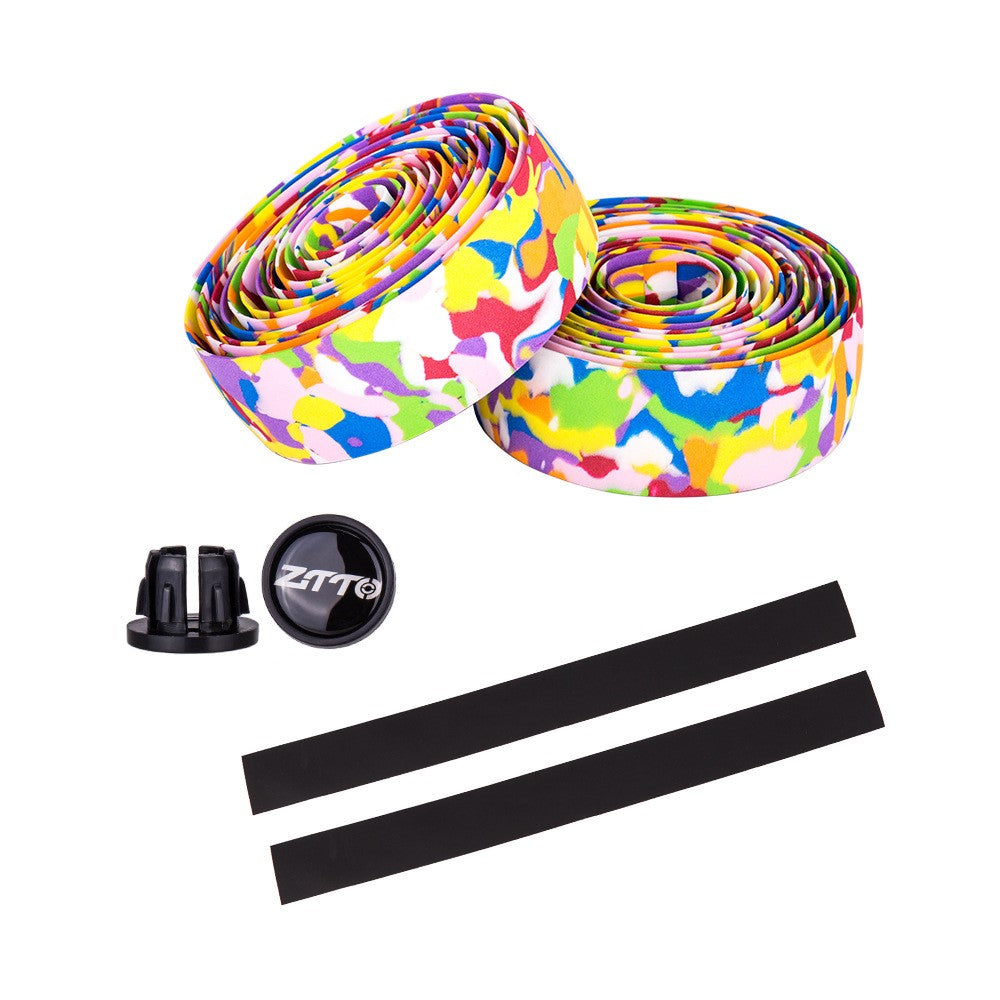 ZTTO CSBD 2Pcs Synthetic Sponge Bicycle Handlebar Tape Shock Absorbing Bike Handlebar Wrap Strap