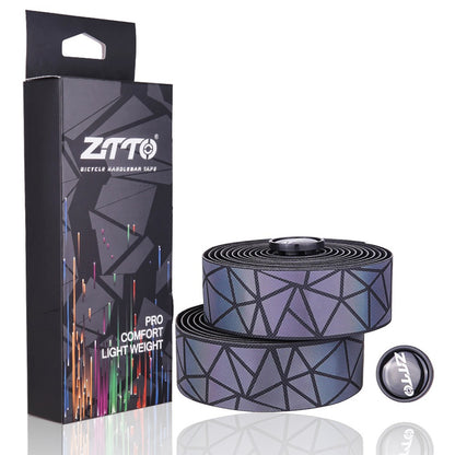 ZTTO BD8 2PCS PU Fabric Bike Handlebar Tapes Anti-Slip Handle Wraps for Outdoor Cycling