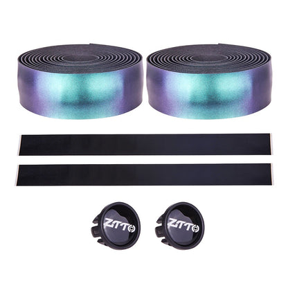 ZTTO 2PCS EVA+PU Bike Handlebar Tapes MTB Road Bicycle Straps Gradient Color Wraps