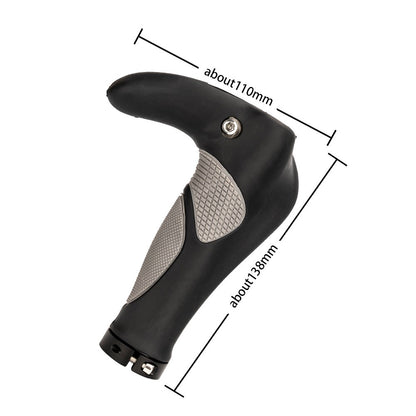 ZTTO AG43 1 Pair Bicycle Ergonomic Horn Shape Handlebar Grip Cover for MTB Bike