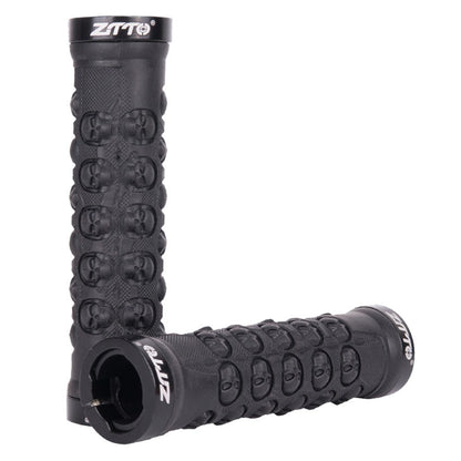 ZTTO AG23 Skull Pattern Bicycle Part MTB Handlebar Grips Anti-slip TPR Rubber Grips