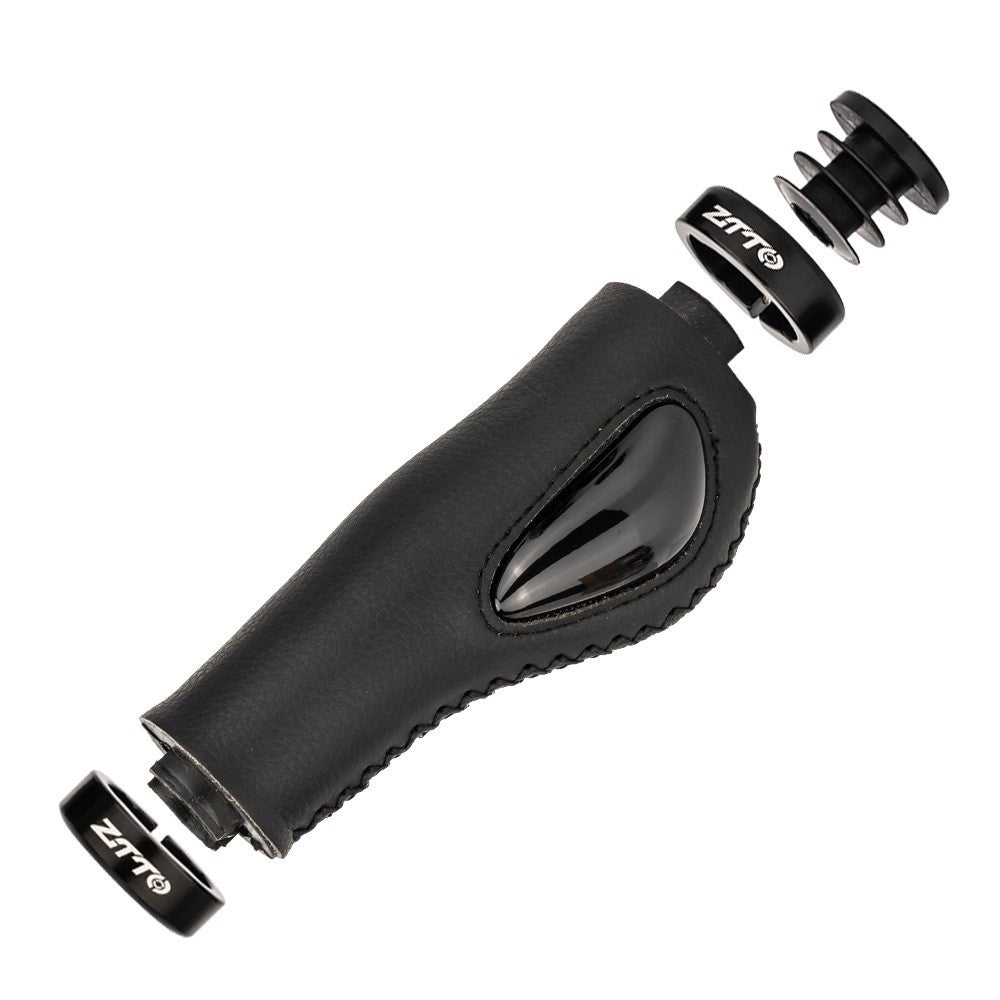 ZTTO AG61 1 Pair Bike Handlebar Grip Liquid Silicone Shock Absorption Anti-slip Bicycle Handlebar Grips