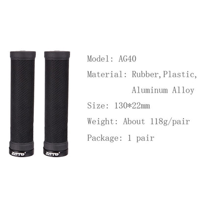 ZTTO AG40 Bike Anti-slip Handlebar Single-sided Locking Shockproof Rubber Bicycle Grips