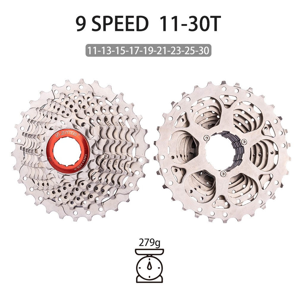 ZTTO  Bicycle Cassette Flywhee 9 Speed 11-30T / 11-34T Speed Freewheel for Bike Accessories