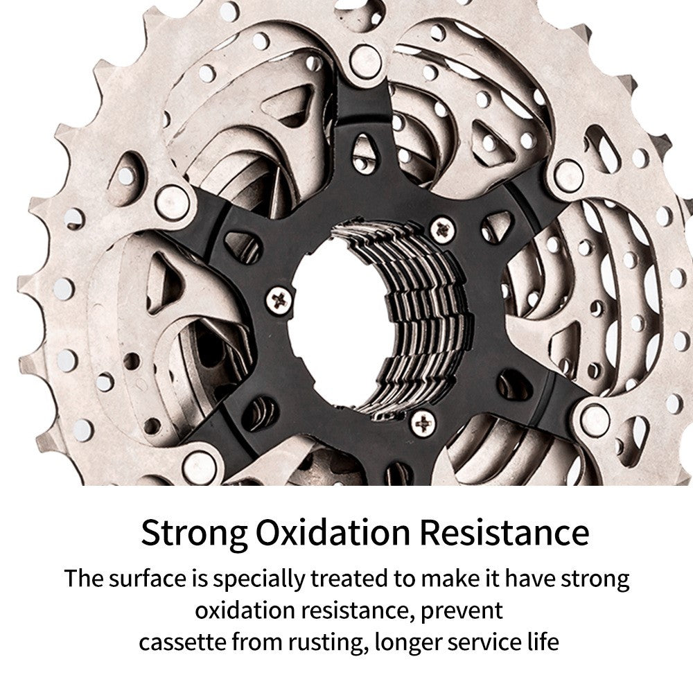 ZTTO Silver 10 Speed Flywheel Bike Cassette for Road Bicycle