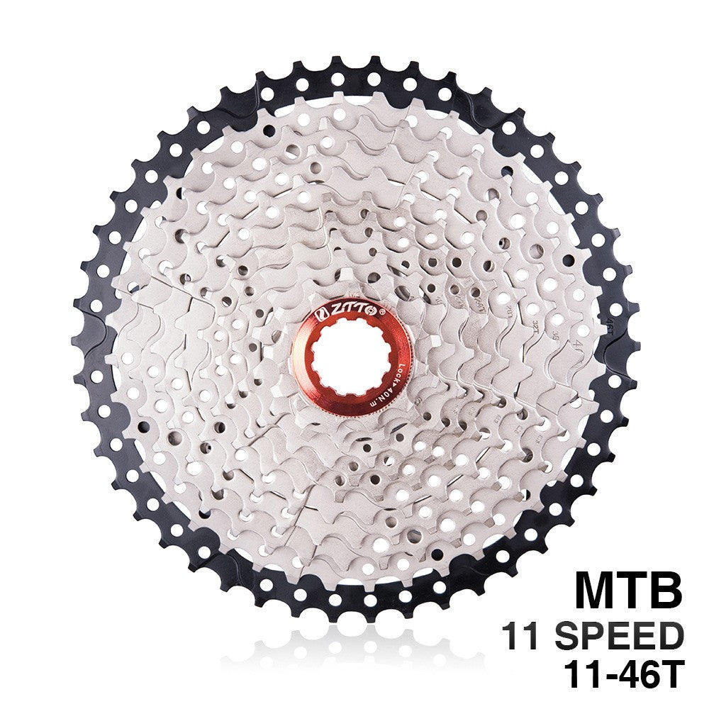 ZTTO Bicycle Freewheel 11 Speed 11-46T Steel Cassette for HG Mountain Bike Hollow Design