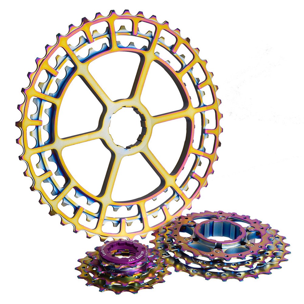 ZTTO 1046SLRC 10 Speed 11T-46T Flywheel Colorful Bicycle Aluminum+Steel Cassette