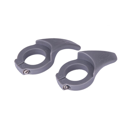 1 Pair Bicycle Handlebar Grips Polycarbonate + Fiberglass MTB Bike Horn Vice Grip