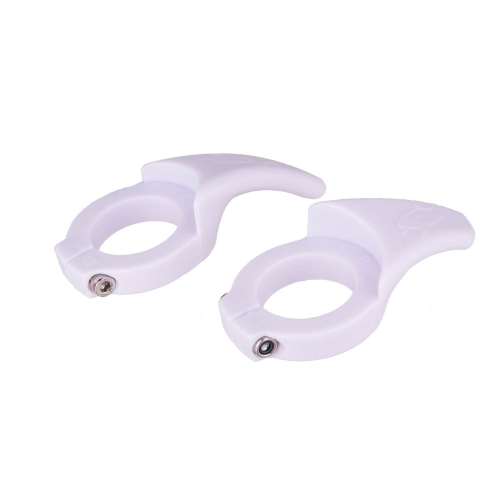 1 Pair Bicycle Handlebar Grips Polycarbonate + Fiberglass MTB Bike Horn Vice Grip