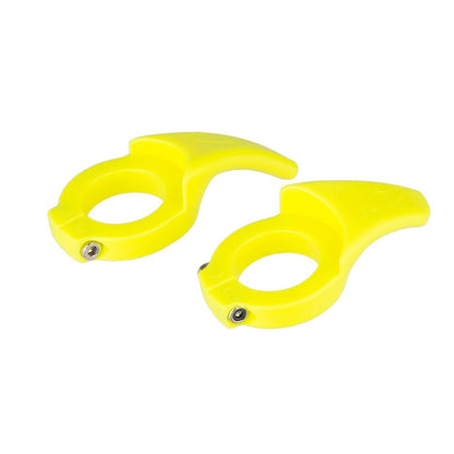 1 Pair Bicycle Handlebar Grips Polycarbonate + Fiberglass MTB Bike Horn Vice Grip