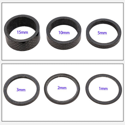 ZTTO 28.6mm Bicycle Headset Spacer Carbon Fiber Gasket Bike Front Fork Spare Parts