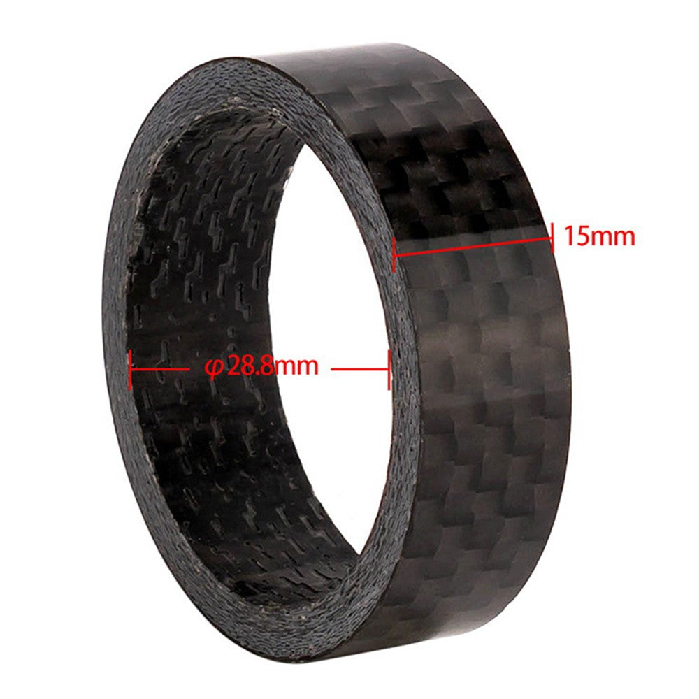 ZTTO 28.6mm Bicycle Headset Spacer Carbon Fiber Gasket Bike Front Fork Spare Parts