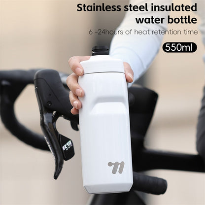 WEST BIKING YP0721053 550ml Stainless Steel Insulated Bottle Sports Cycling Water Bottle (BPA-Free, No FDA)