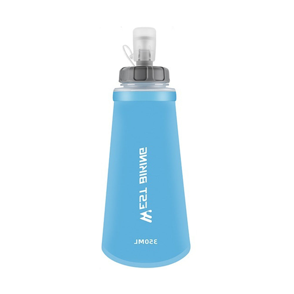 WEST BIKING YP0713024 350ml TPU Squeeze Hydration Pack Collapsible Sports Water Bottle for Running Cycling (BPA Free, No FDA)
