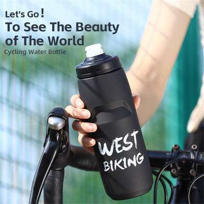 WEST BIKING YP0721041 620ML PP+Silicone Outdoor Water Bottle (BPA Free, without FDA Certification)