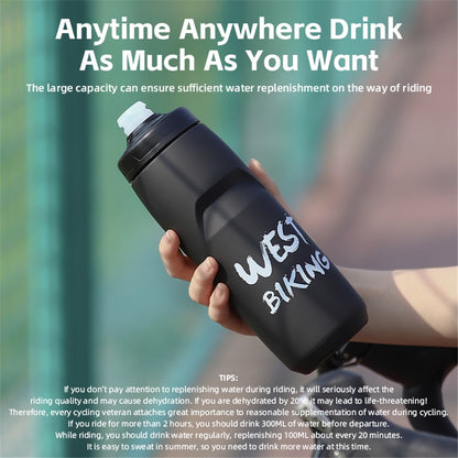 WEST BIKING YP0721041 620ML PP+Silicone Outdoor Water Bottle (BPA Free, without FDA Certification)