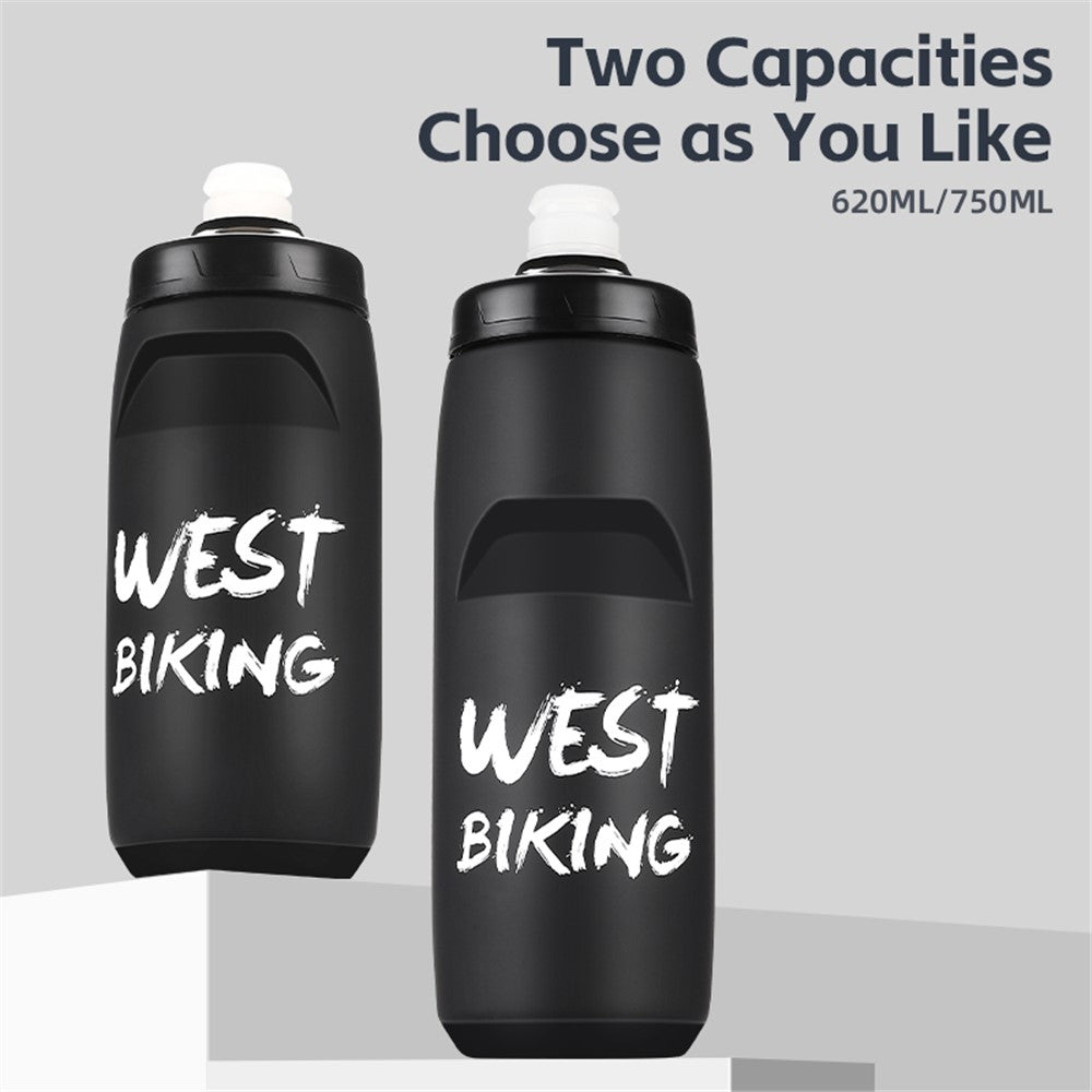 WEST BIKING YP0721041 620ML PP+Silicone Outdoor Water Bottle (BPA Free, without FDA Certification)