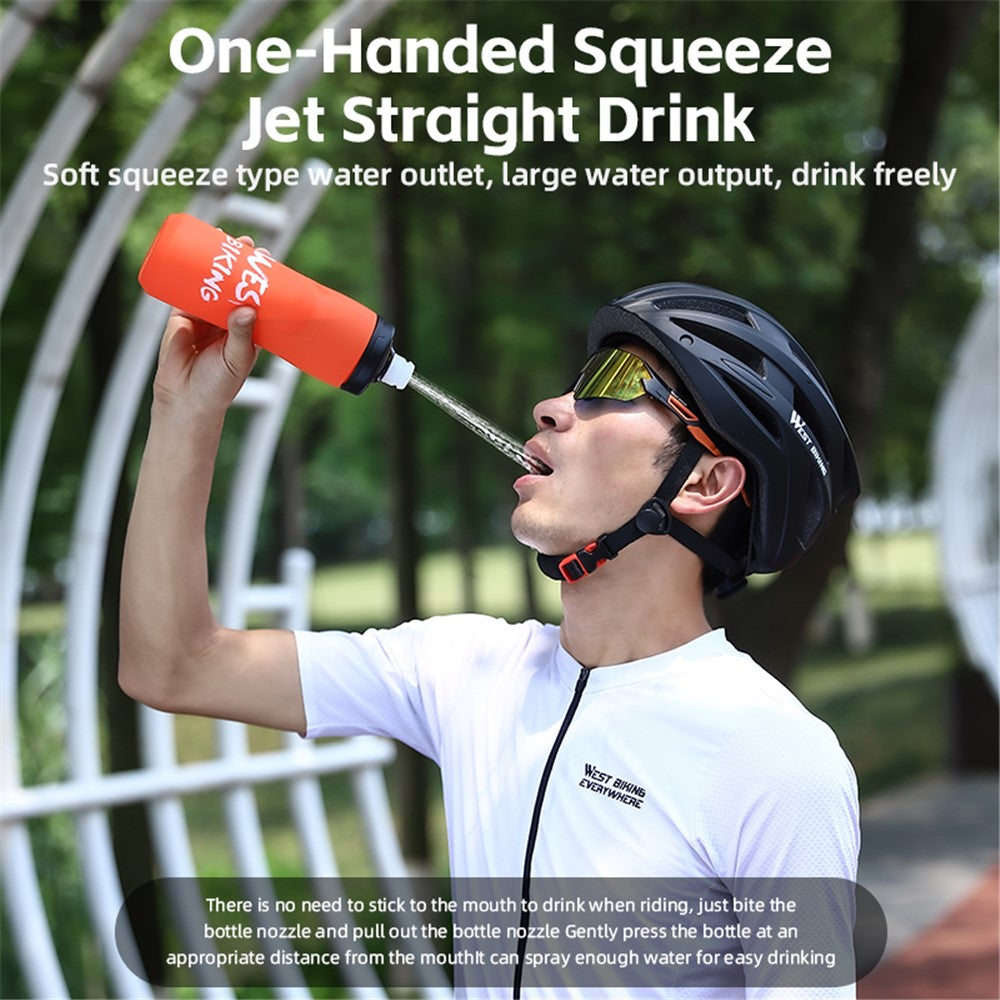 WEST BIKING YP0721041 620ML PP+Silicone Outdoor Water Bottle (BPA Free, without FDA Certification)