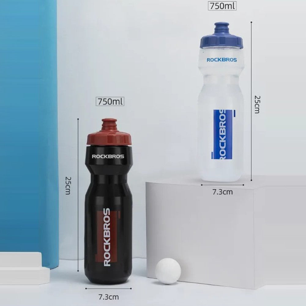 ROCKBROS DCBT69TB 750ml PP5 Water Bottle Sports Cycling Squeeze Type Water Cup (BPA Free, No FDA Certification)